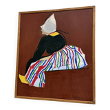 Large Swedish Tableau Signed Lars Norman (1962) – Oil on Panel