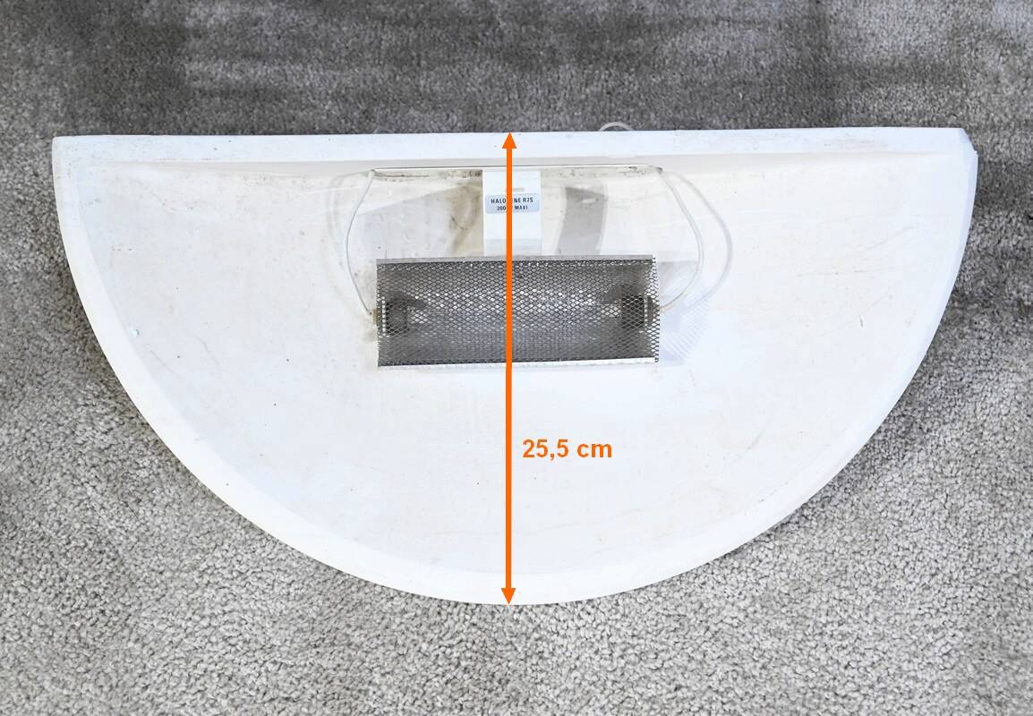 Pair of plaster wall lamps, Sedap workshop – late twentieth century