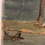 Old painting Tahiti 1937