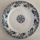 2 assiettes terre de fer Sarreguemines