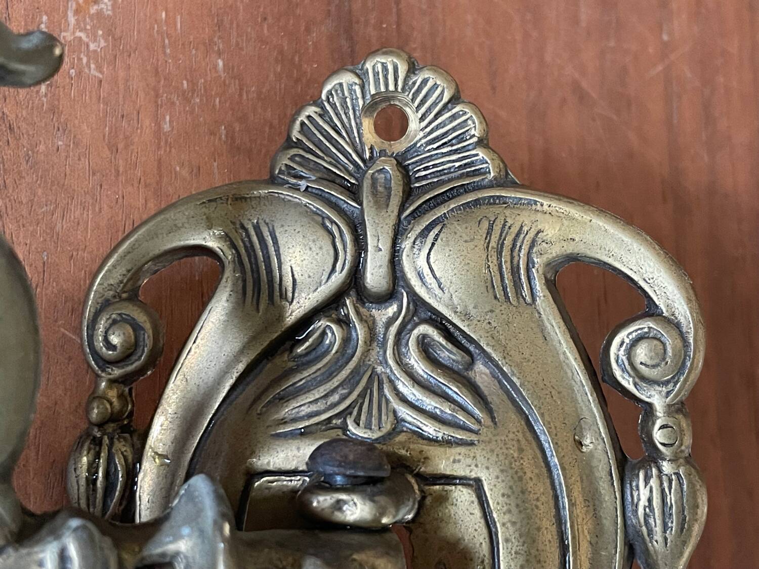 Pair of Art Nouveau wall candlesticks