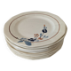 Ten flat plates Sarreguemines