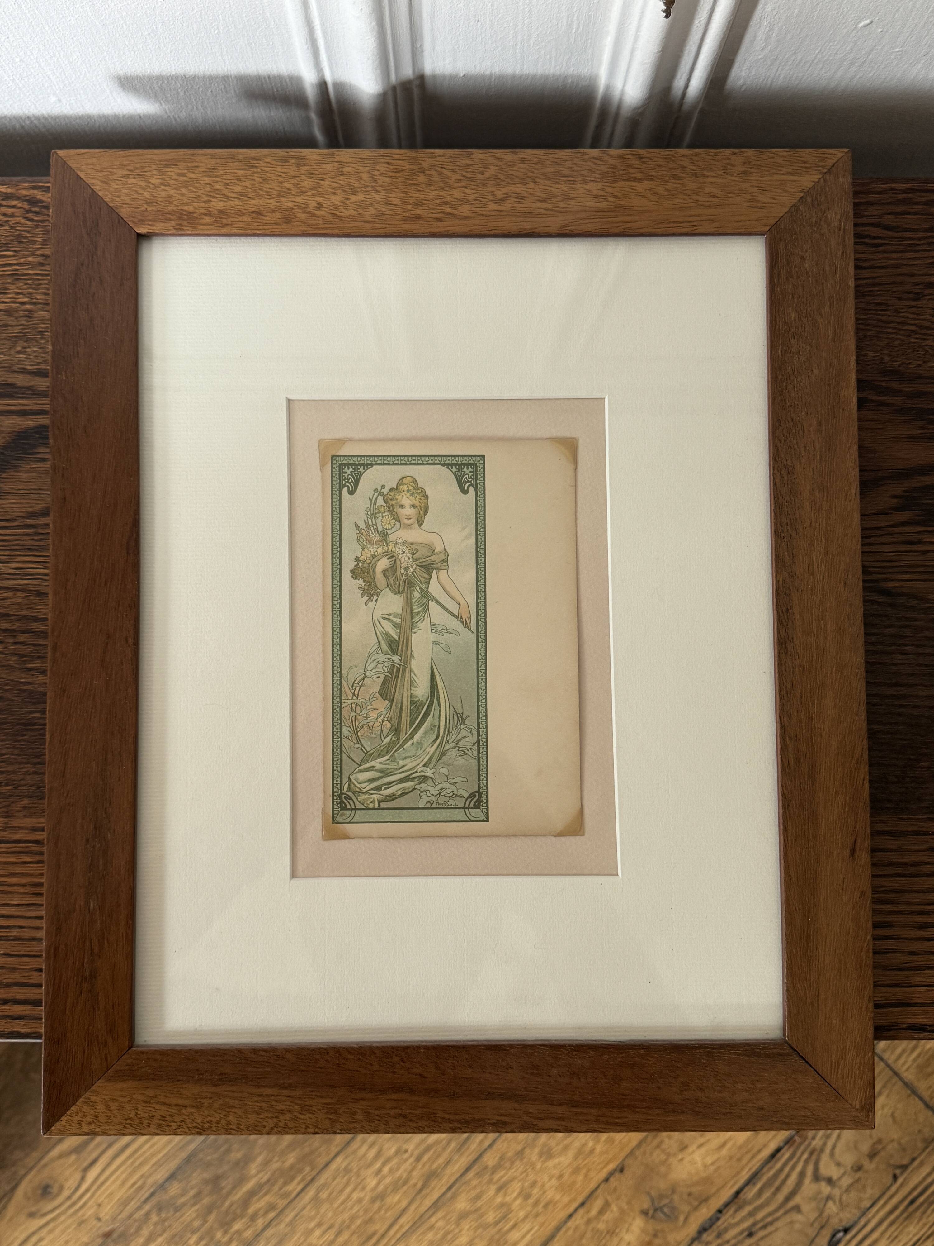 Frame by Alphonse Mucha, Art Nouveau, circa 1900