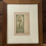 Frame by Alphonse Mucha, Art Nouveau, circa 1900