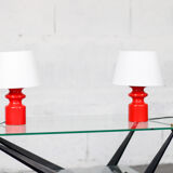 Pair of Danish bedside lamps 70