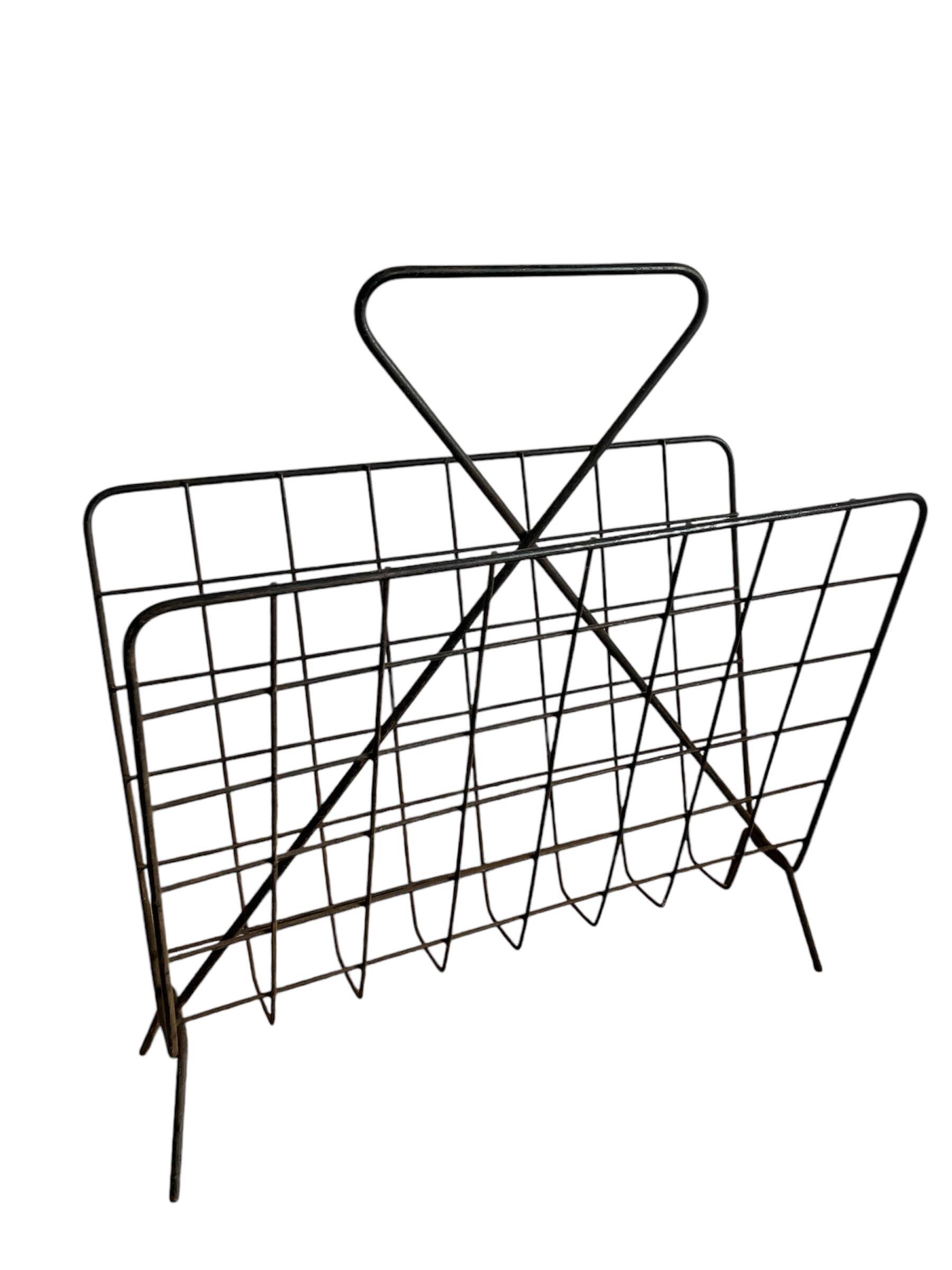 60s Wire Magazine Rack