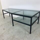 Steel and glass side table by Bas van Pelt for Janni van Pelt 1960s