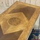 English marquetry coffee table, 1950s