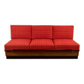 Sofa-lit Art Déco par Jindřich Halabala pour UP Závody, années 1950, Tchécoslovaquie