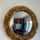 Witch mirror in gilded wood carved 1950 41cm