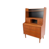 Secrétaire vintage danois rétro des années 1960/70, en teck, style milieu du siècle.