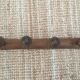 Wooden wall coat rack