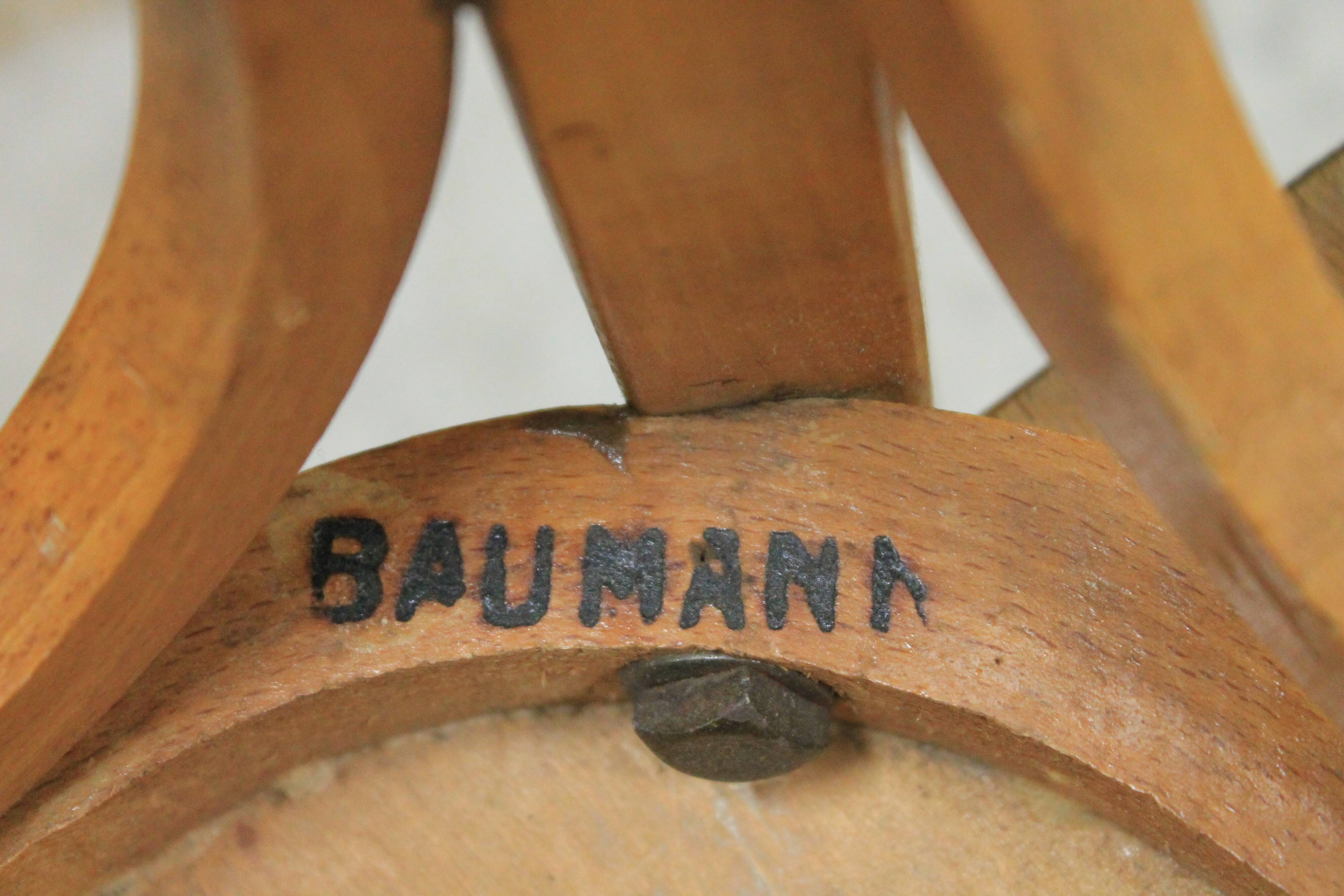 Set of 8 Baumann bistro chairs