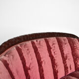 Art Deco Salon by Paul Follot in pink velvet, circa 1920