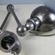 Jieldé desk lamp 2 arms 40cm industrial graphite vice Jean Louis Domecq vintage