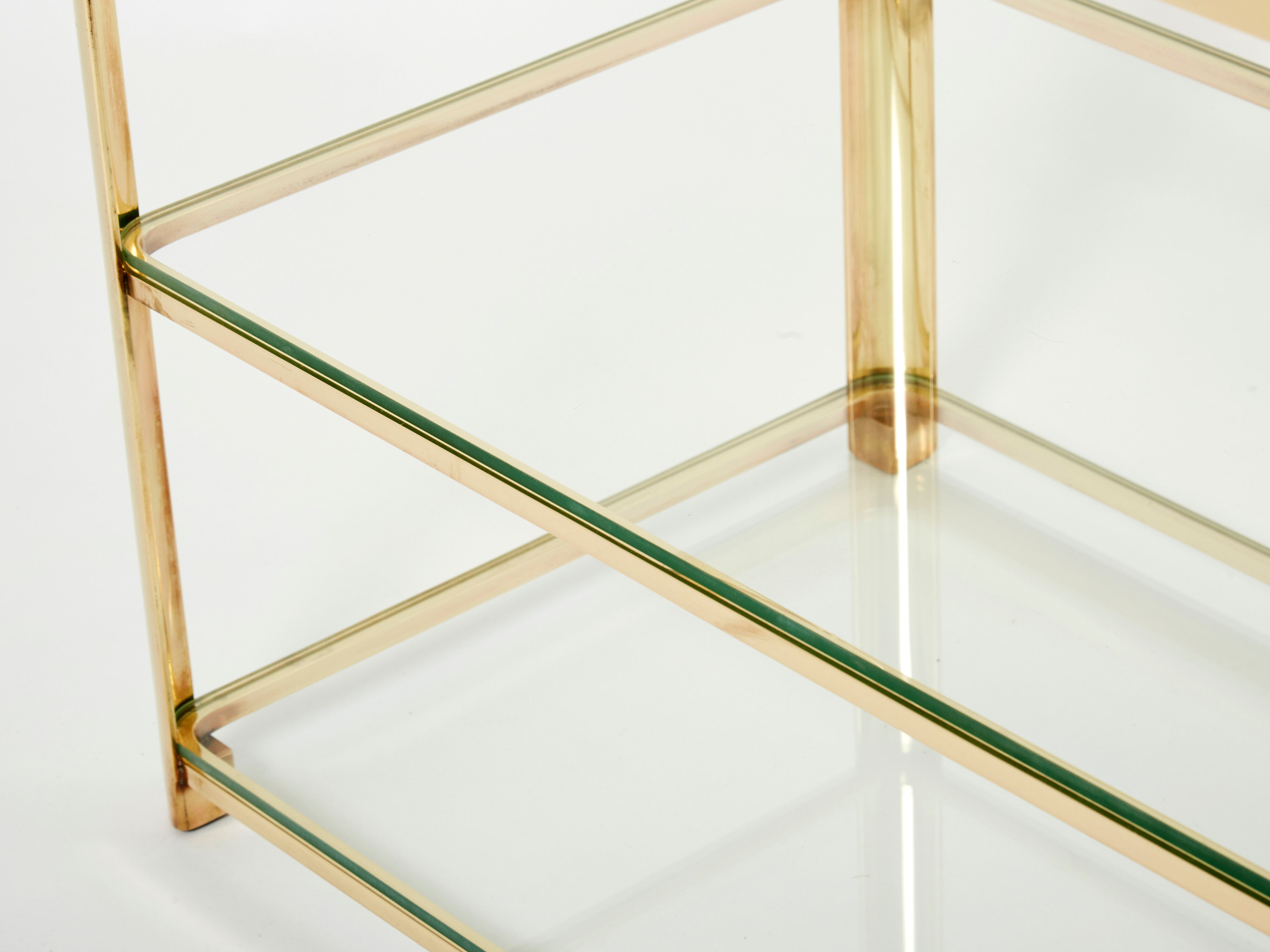 Bronze side table signed J.T. Lepelletier for Broncz circa 1960