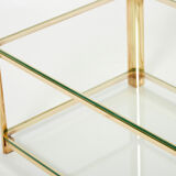 Bronze side table signed J.T. Lepelletier for Broncz circa 1960