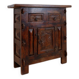 20th Century Spanish Rustic Sideboard - 2 Drawers