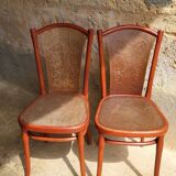 Pair of Art Nouveau Thonet chairs