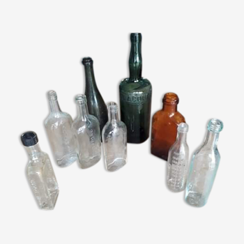 9 old bottles