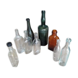 9 old bottles