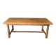 Grande table de ferme en chêne massif