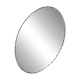 Miroir ovale ancien à bords ciselés
