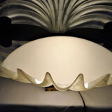 Liane Rougier lamp shell Benetier design 1970 in methacrylate