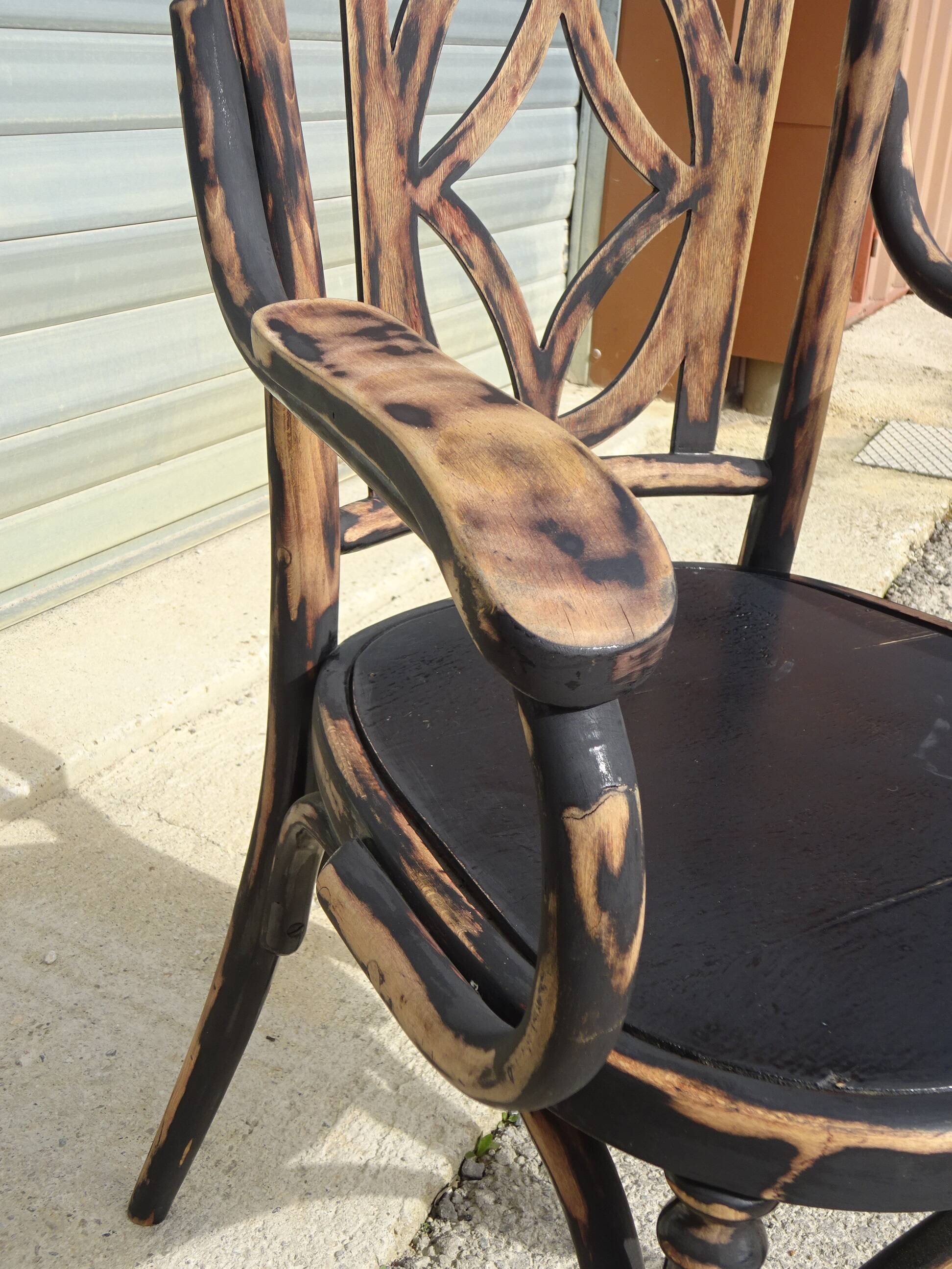 Baumann salon, armchair, bench and bistro chair