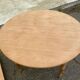 Renovated Louis Philippe round extendable dining table 115-2215cm 20th century