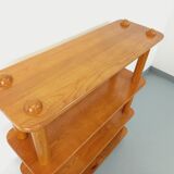 Vintage elm bookcase from the 80s