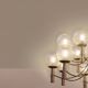 Pair of Veronese chandeliers 165 cms steel glass Murano circa 1970