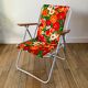 Paire de chaises de camping à fleurs vitaminées 70