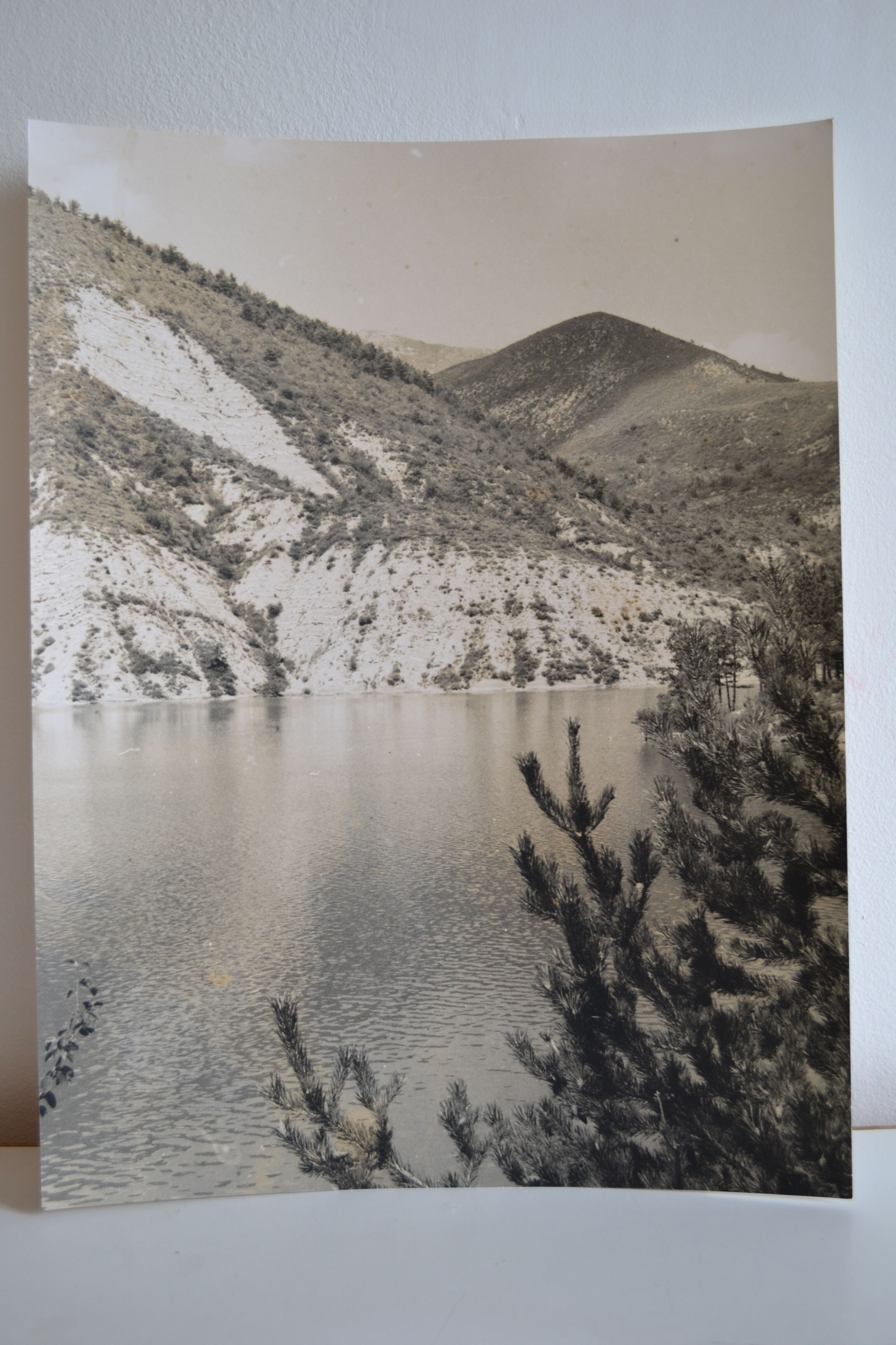 Anonymous silver photo lake of sainte croix circa 1970