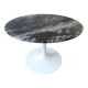 Saarinen Gueridon Side Table Portoro Marble Silver Knoll Eero Saarinen