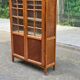Vitrine parisienne en bois des années 50