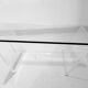 Glass and plexiglass coffee table 1970