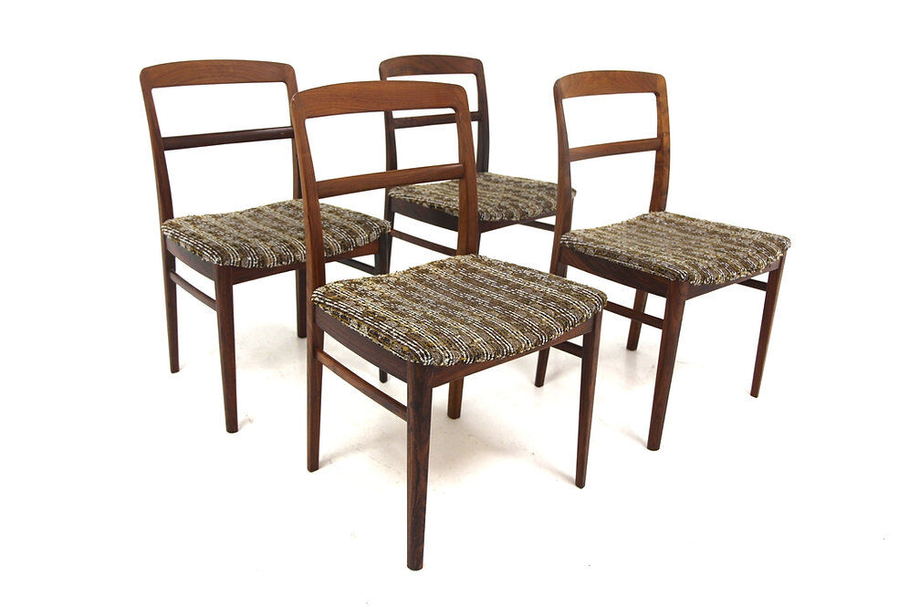 Set de 4 chaises en palissandre, Suède, 1960