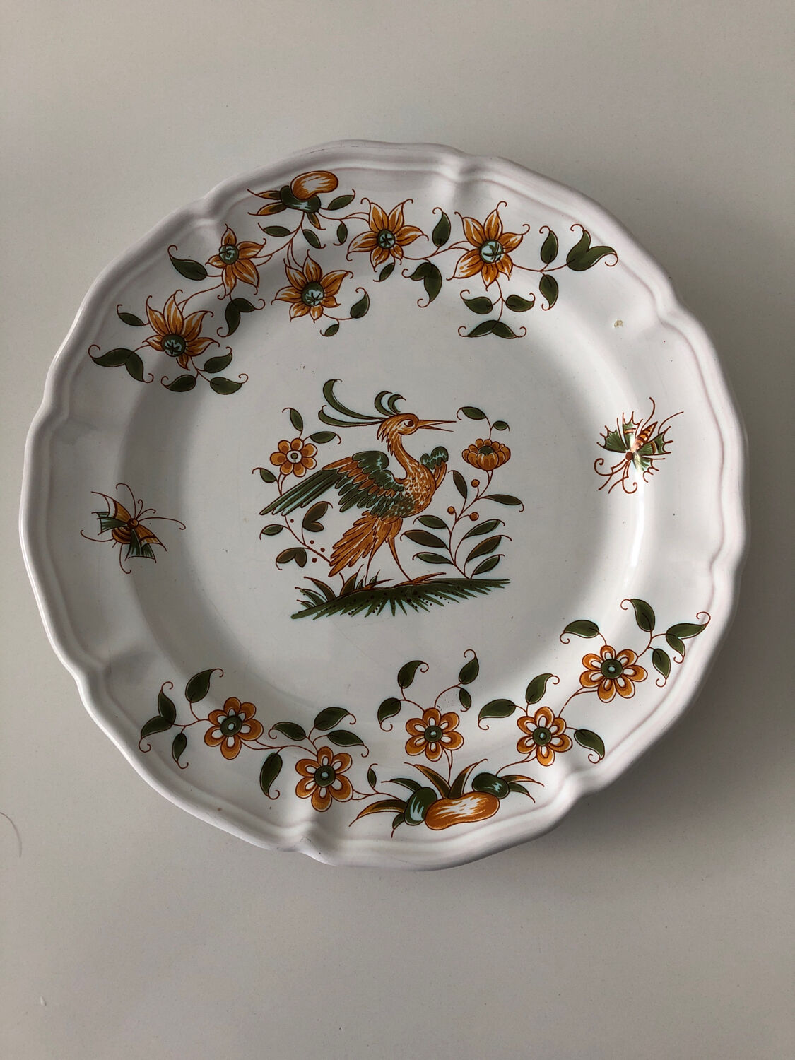 Moustiers ceramic plate