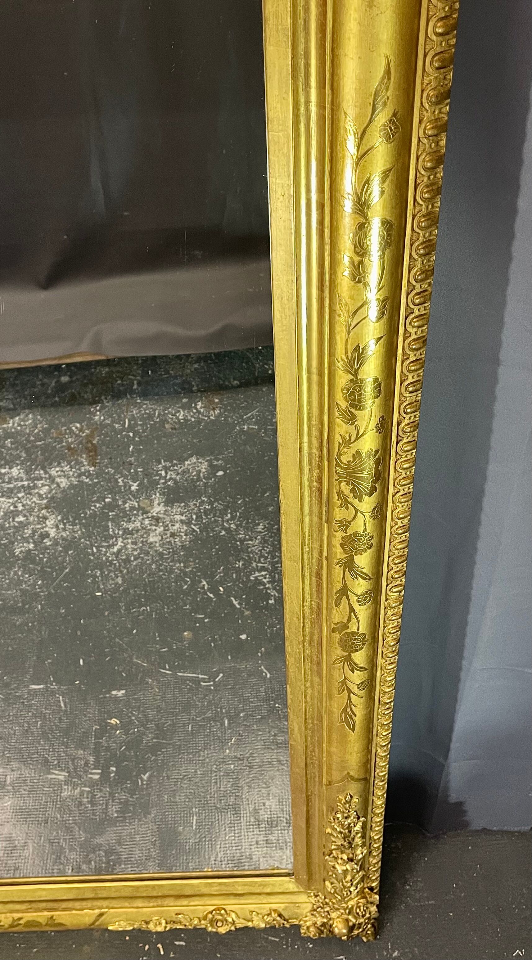 Mirror 174 x 114 cm louis philippe