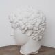 Greek head in waxed white plaster