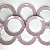 Antique porcelain dessert plates