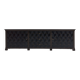 Brutalist Oak Craftsmanship Sideboard, 1960s/70s, Germany, Brass Accents