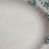 Oval iron earth dish Saint Amand