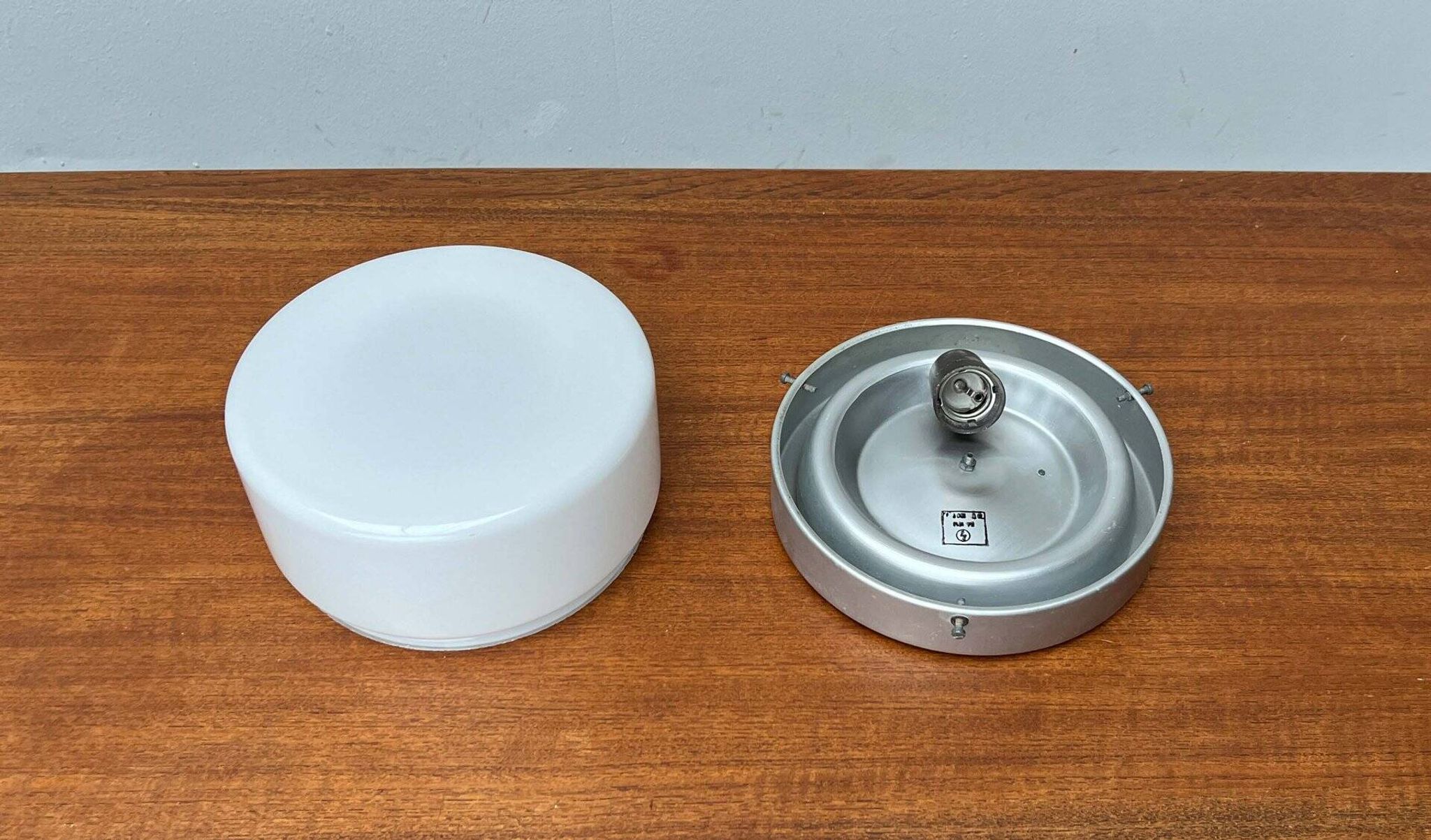 Modern Minimalist Ceiling Light from the Mid-Century by SLO Sähkölíikkeiden Oy Finland, 1960s