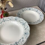 Assiettes terre de fer anglaises Ridgways XIX ème