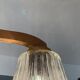 Scandinavian teak chandelier from the 60s and 70s