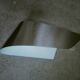Brushed steel wall light Space Age