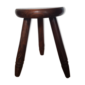 Tabouret tripode rond années 60