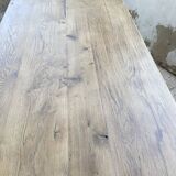 Solid oak farmhouse table 185cm